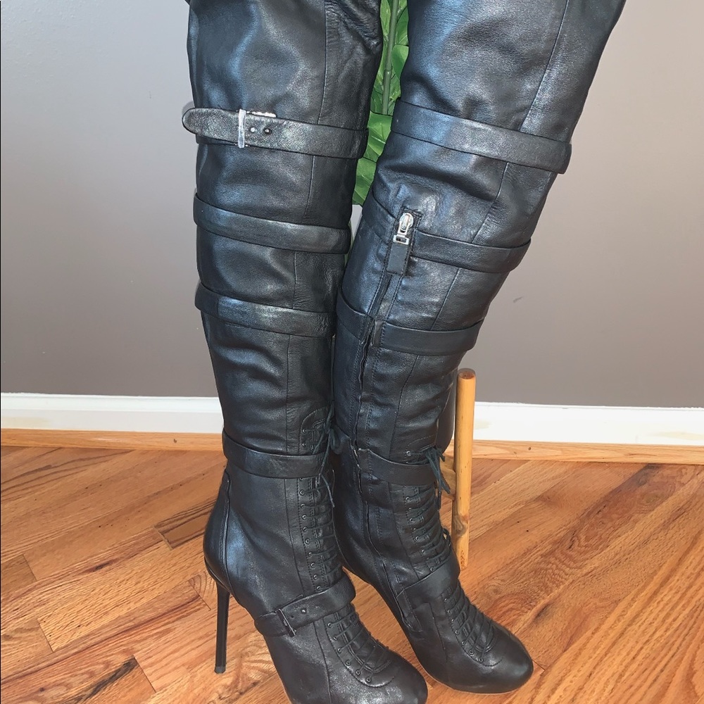 LAMB thigh high boots!
